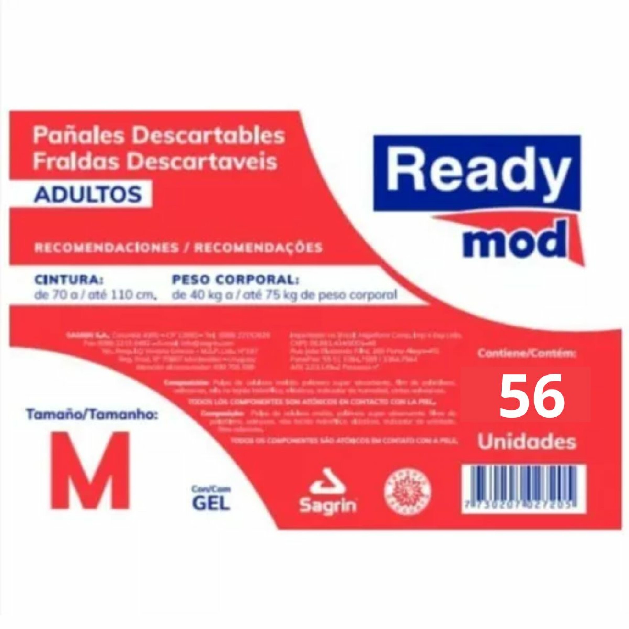 Ready mod M x 56 unidades