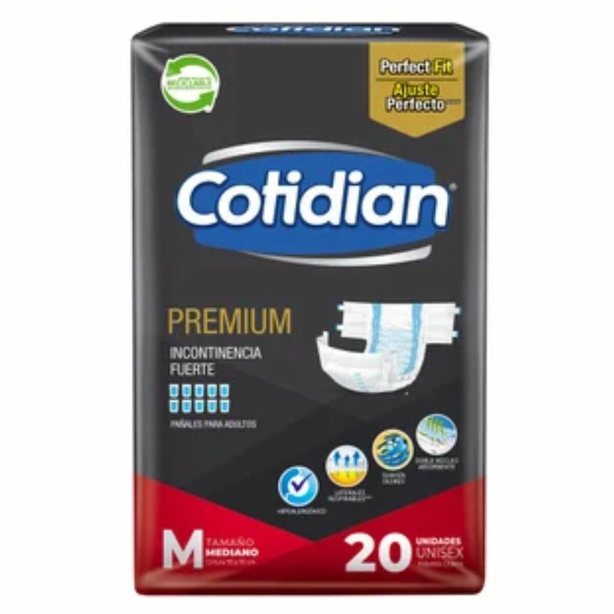 Cotidian premium M x 20 unidades