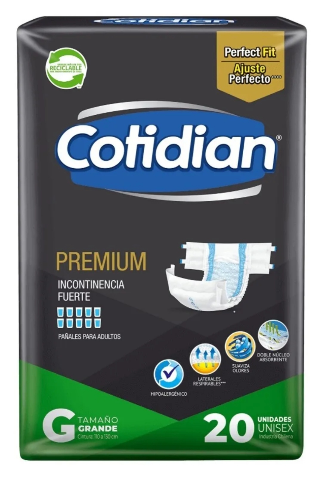 Cotidian premium G x 20 unidades