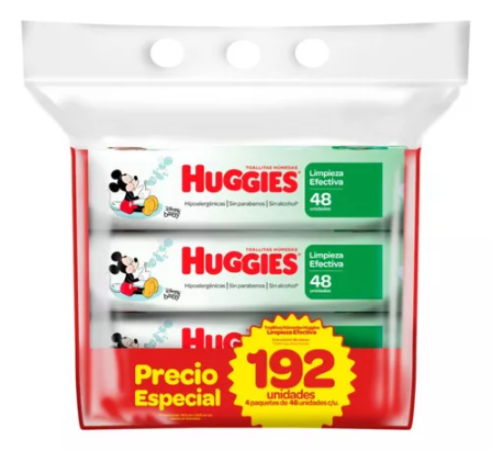 Huggies toalla humeda x 192 unidades