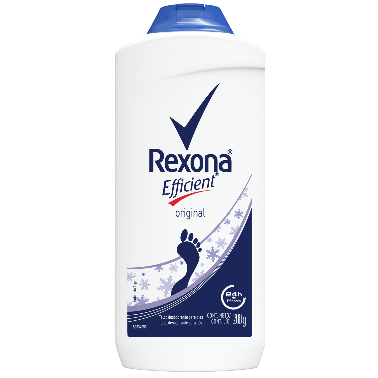 Talco para pies Rexona efficient x 200g