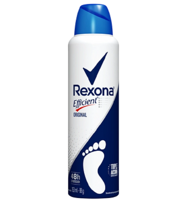 Talco para pies Rexona efficient aerosol x 153ml