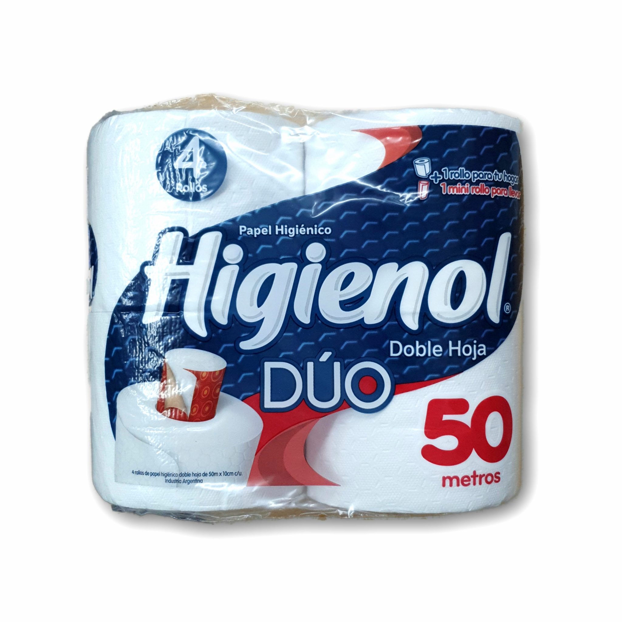 Higienol Duo 4 rollos x 50 metros