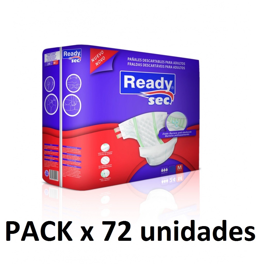 Ready sec Pack M x 72 unidades