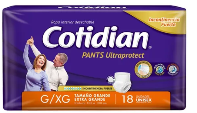 Cotidian pants G/xG x 18 unidades 