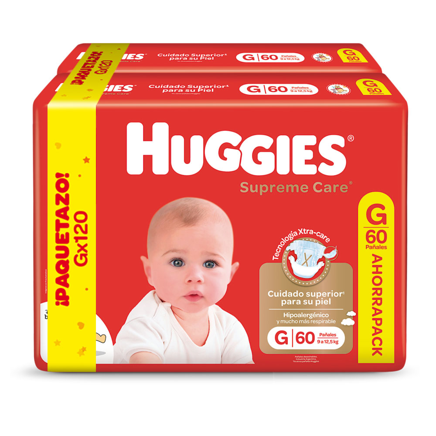 Huggies Supreme G x 120 unidades