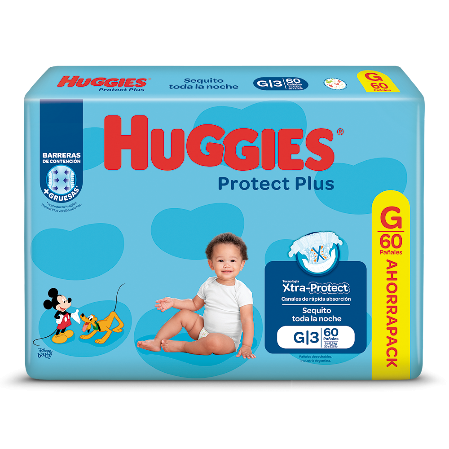 Huggies protect plus G x 60 unidades