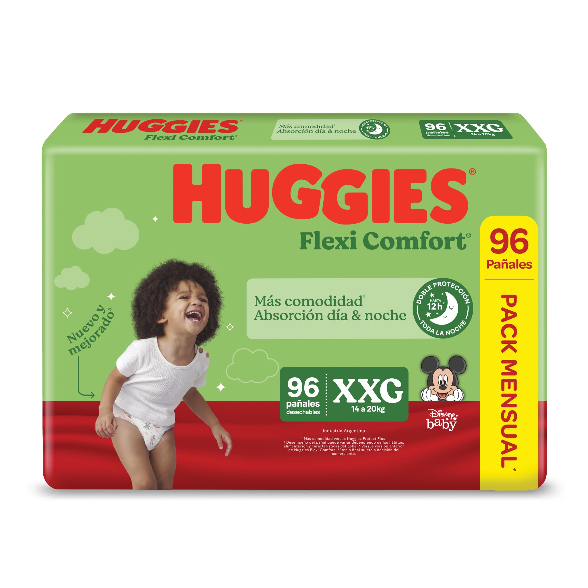 Huggies flexi comfort XXG x 96 unidades