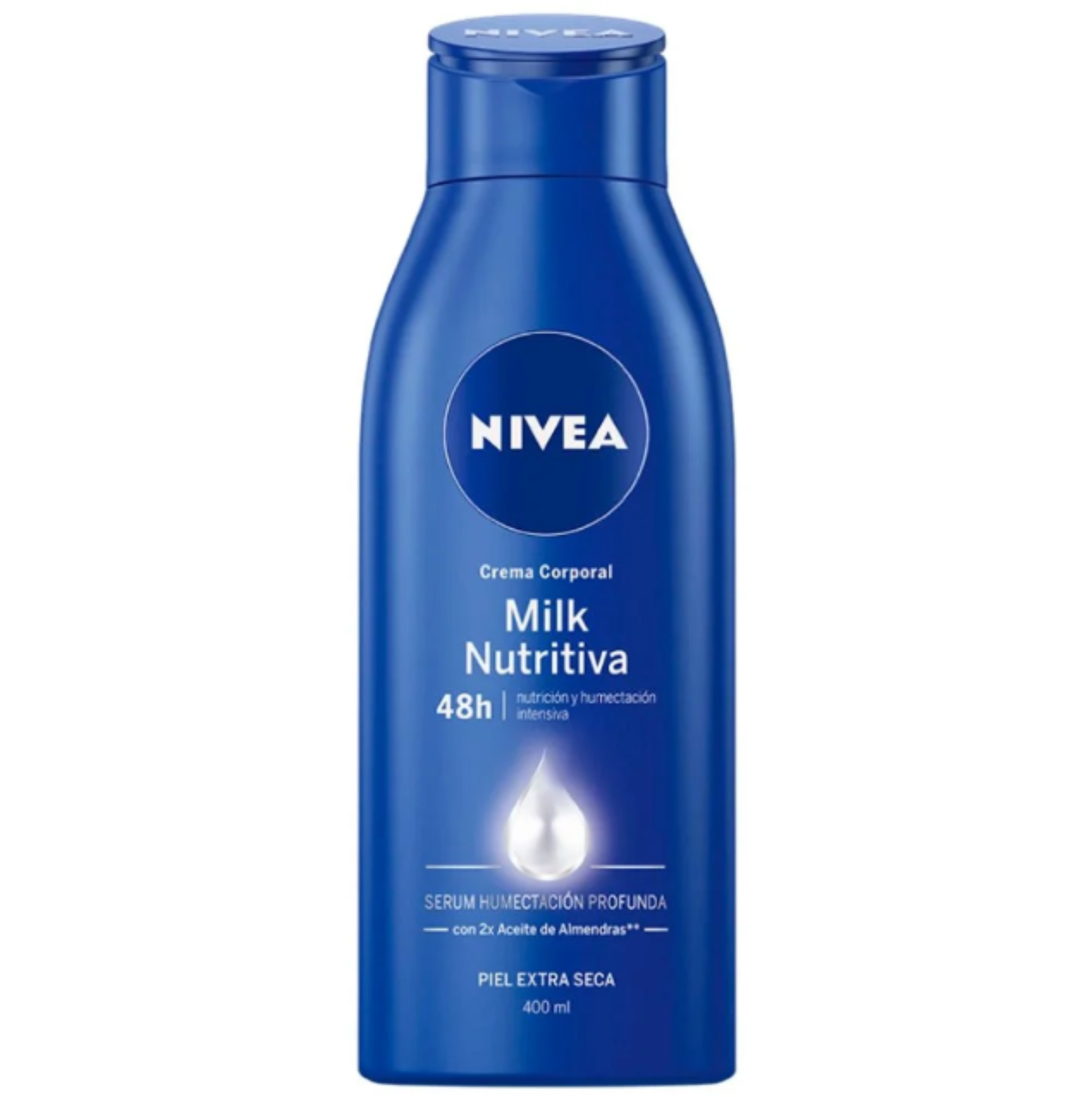 Nivea crema corporal Milk nutritiva x 400ml