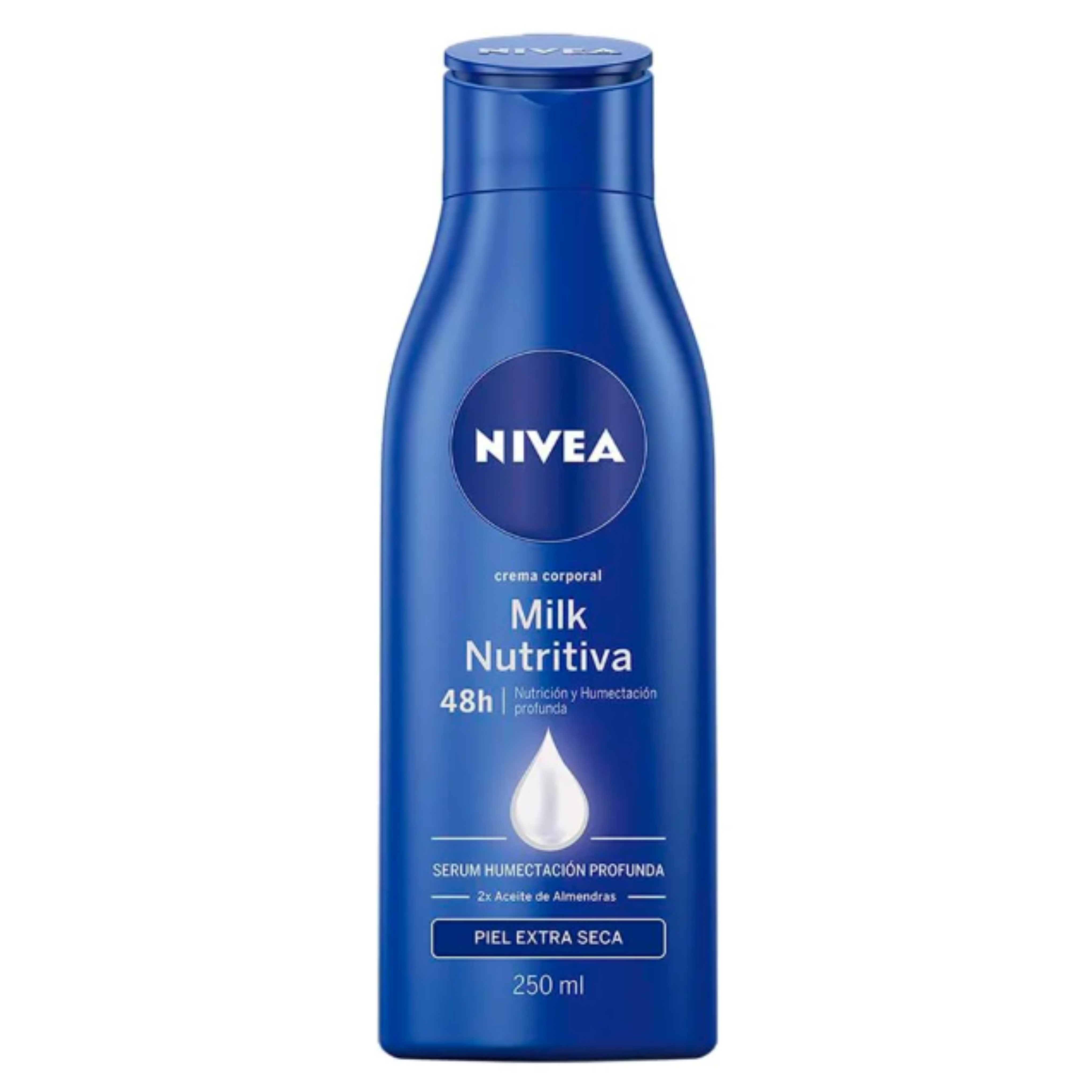Nivea crema corporal Milk nutritiva x 250ml