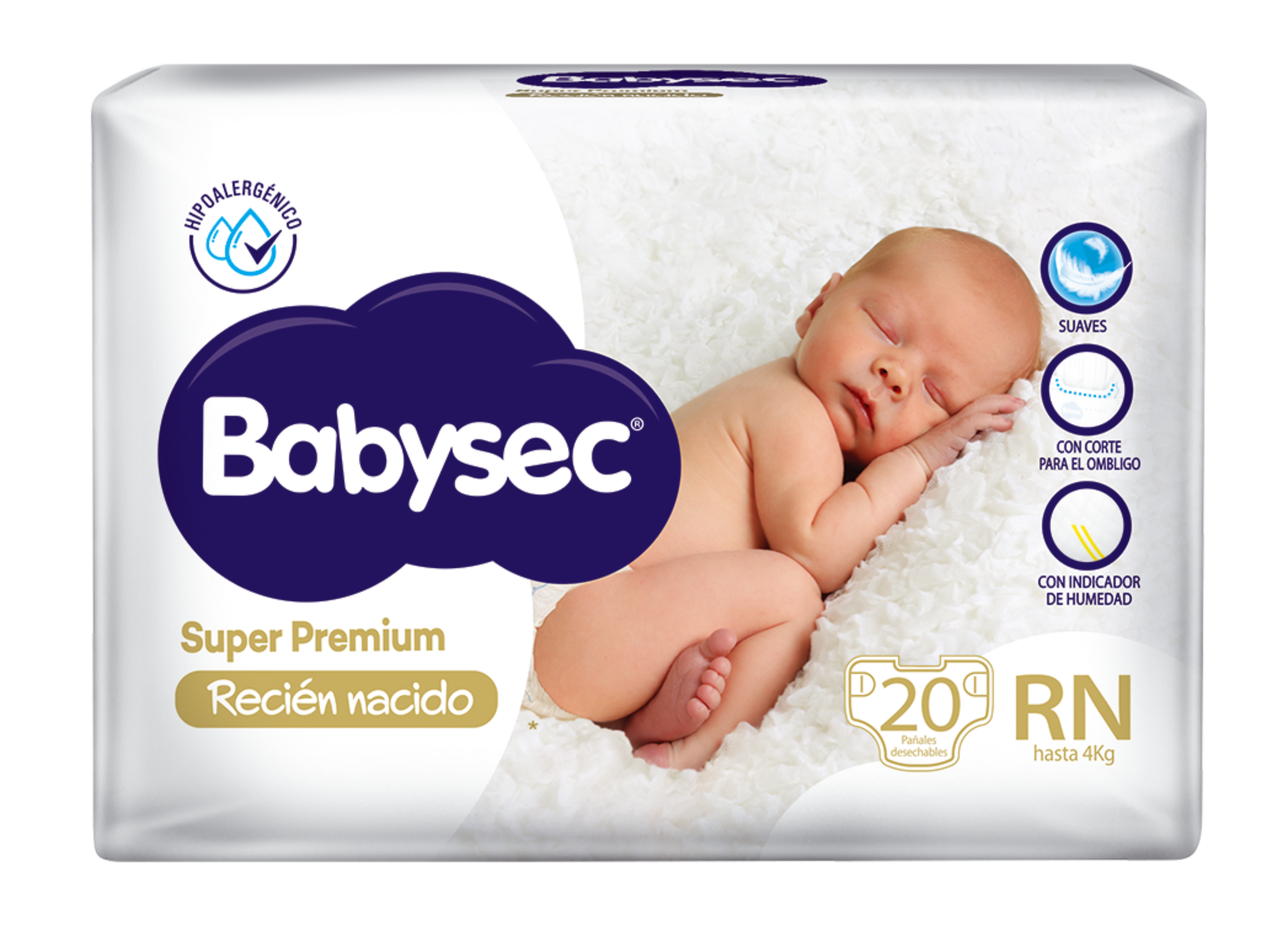 Babysec super premium Recien nacido x 20 uni.