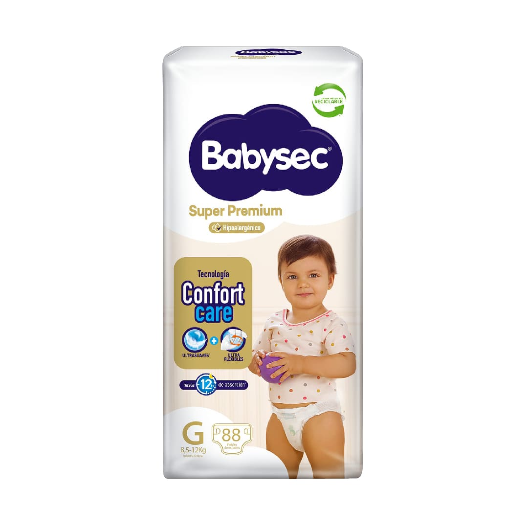 Babysec cuidado total G x 88 unidades