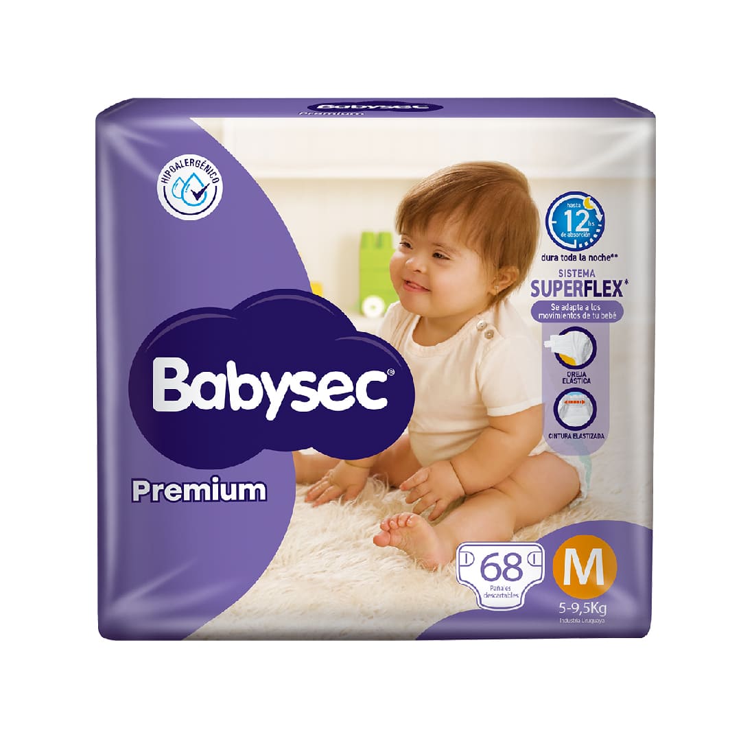 Babysec premium M x 68 unidades 