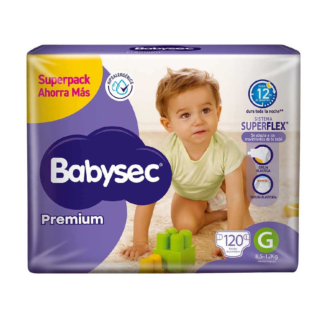 Babysec premium G x 120 unidades
