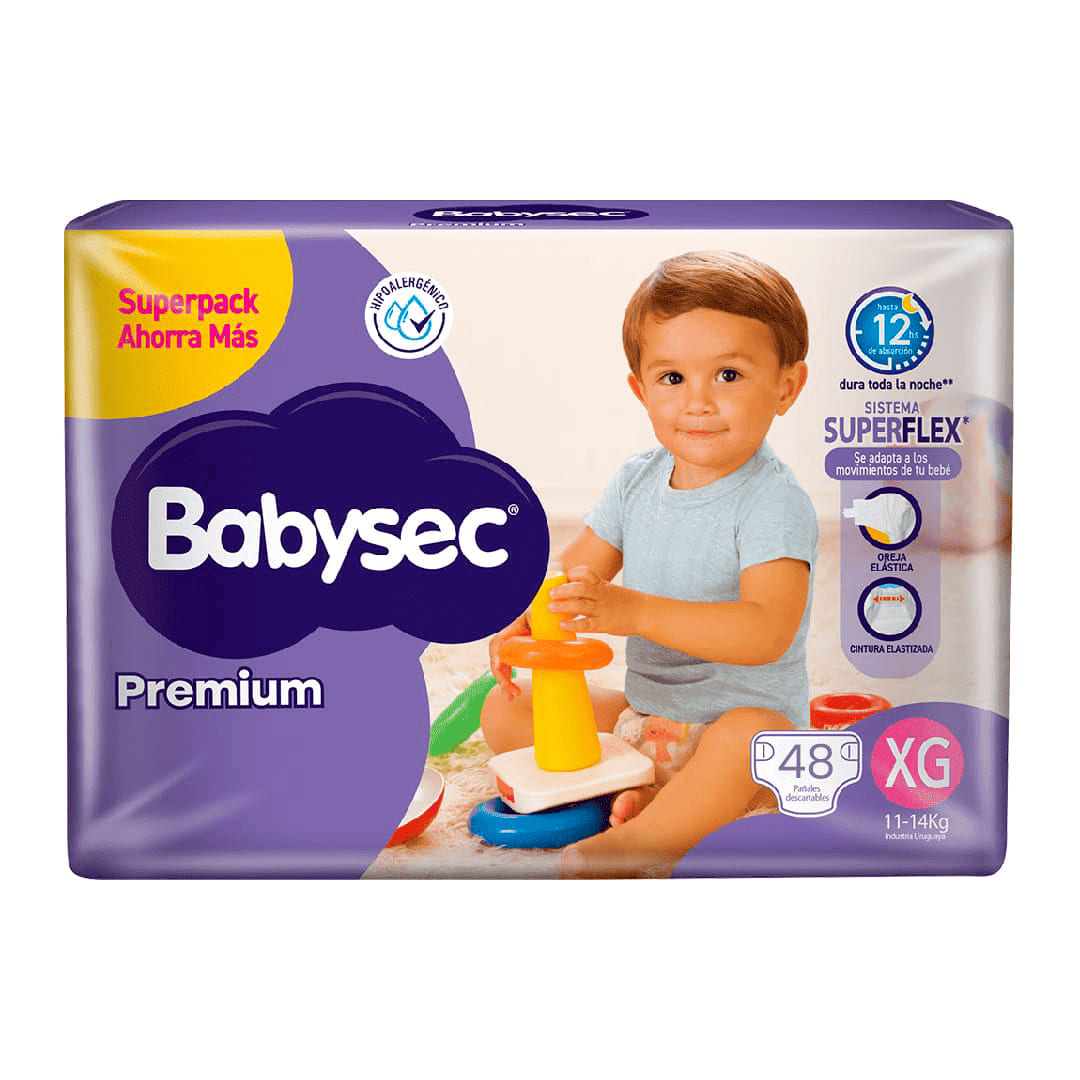 Babysec premium XG x 48 unidades