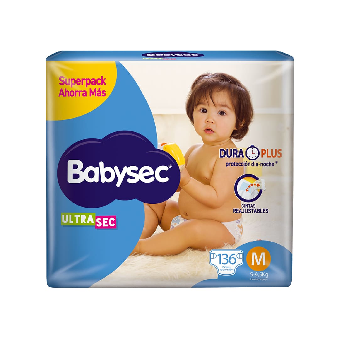 Babysec ultra M x 136 unidades