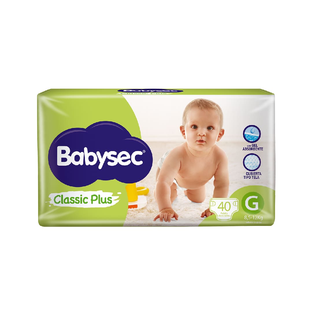 Babysec clasico G x 40 unidades