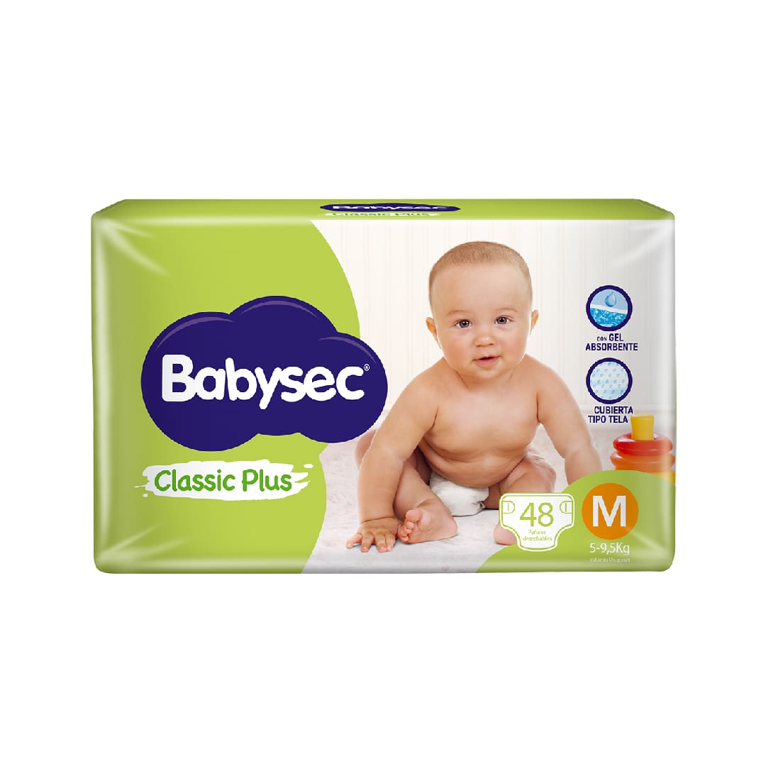 Babysec clasico M x 48 unidades