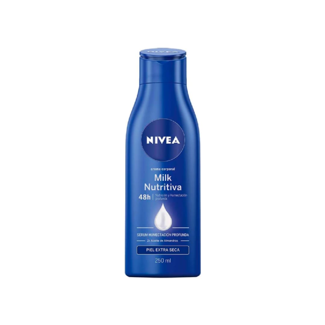 Nivea crema corporal Milk nutritiva x 250ml