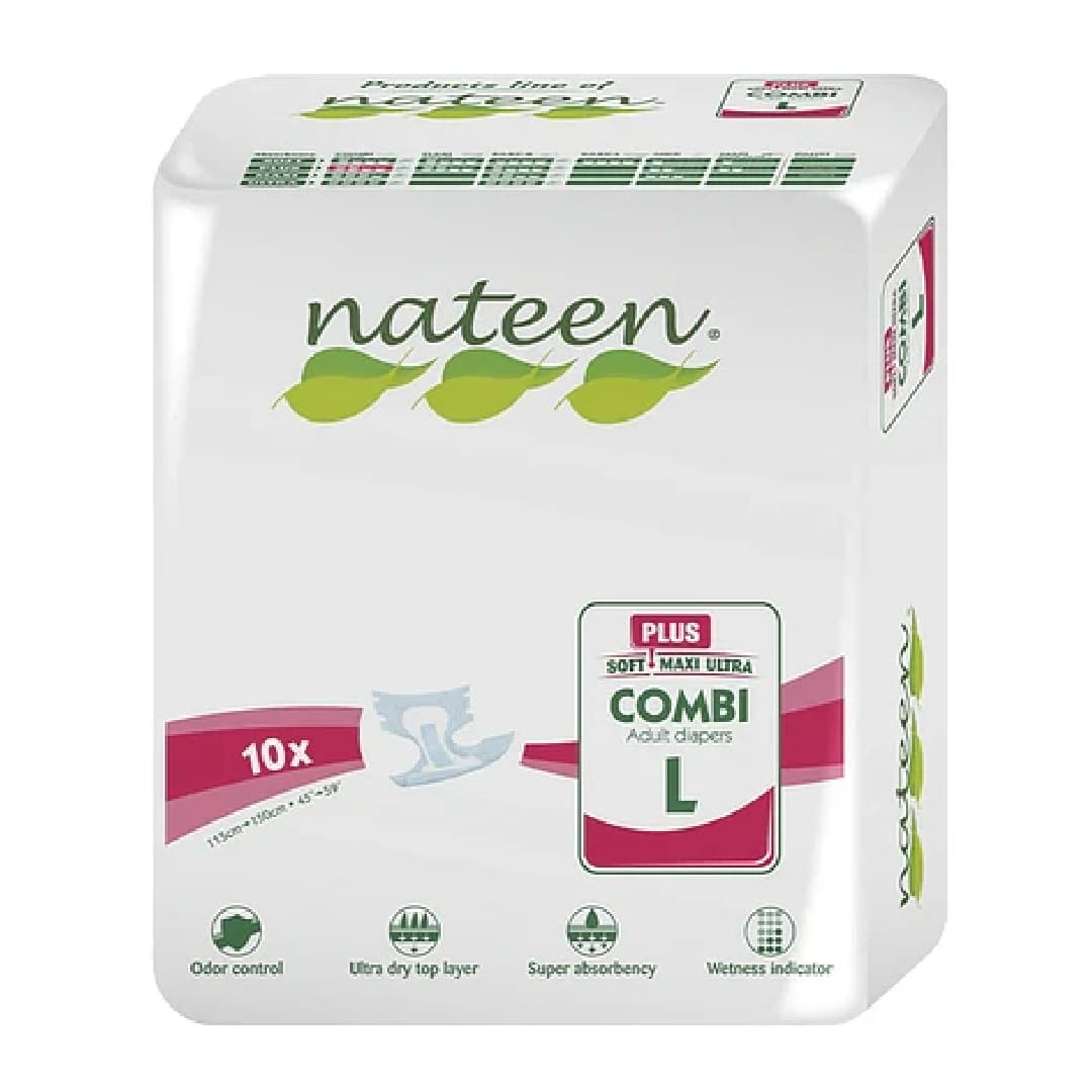 Nateen pañales para adulto L x 10 unid.