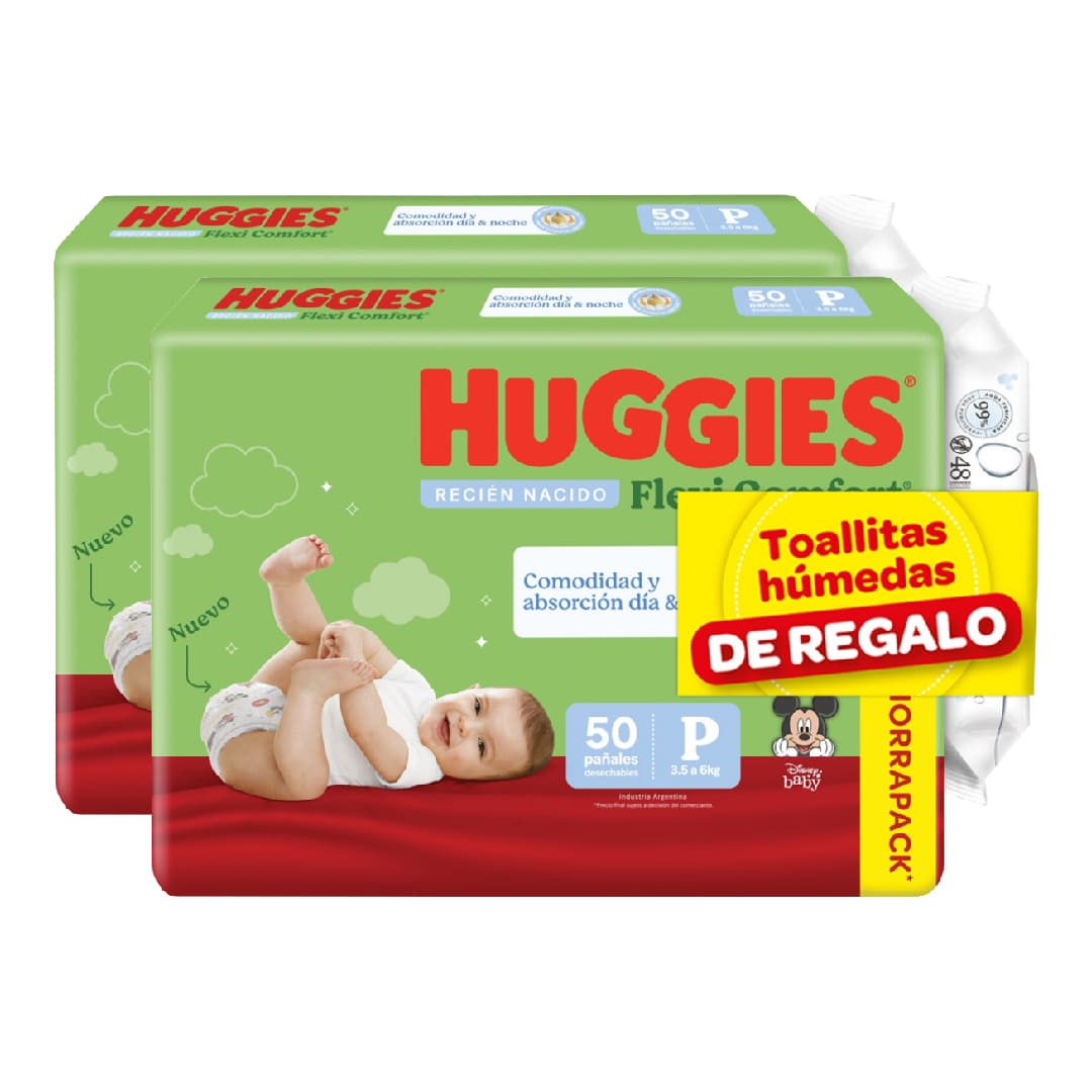 Huggies flexi comfort P x 100 + 96 Th de regalo