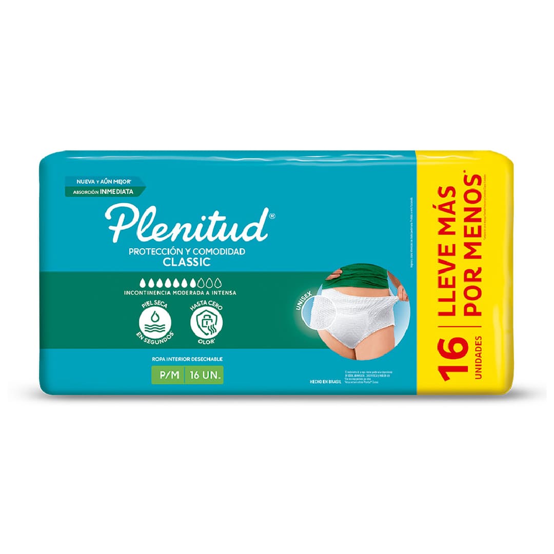 Plenitud pants CLASSIC P/M x 16 unidades