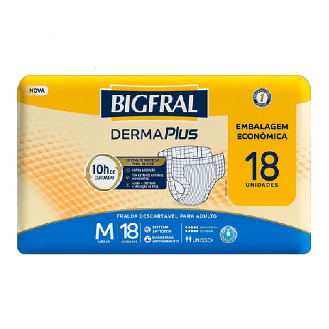 BigFral pañal M x 18 unidades