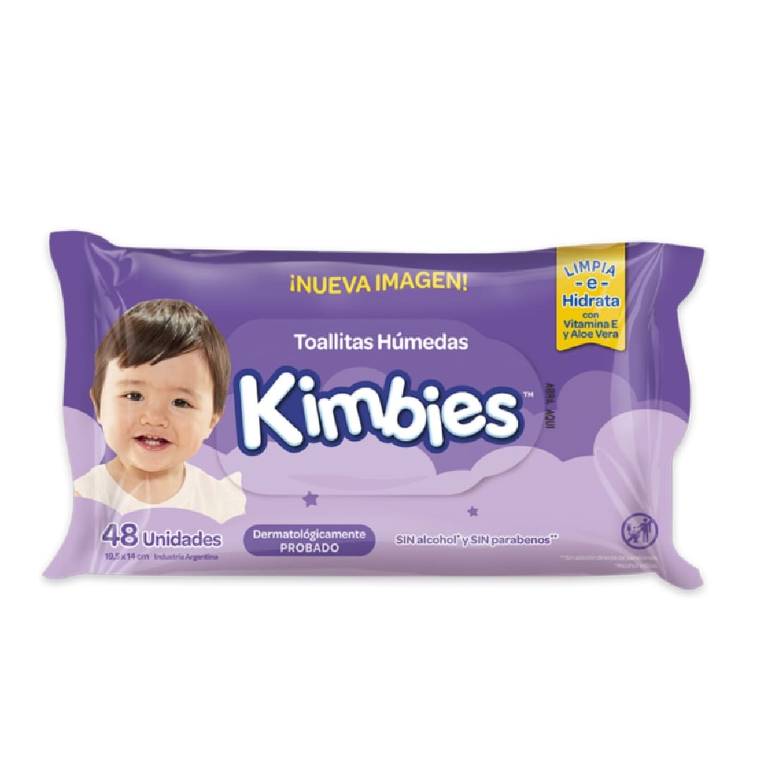 Toalla humeda Kimbies x 480 unidades