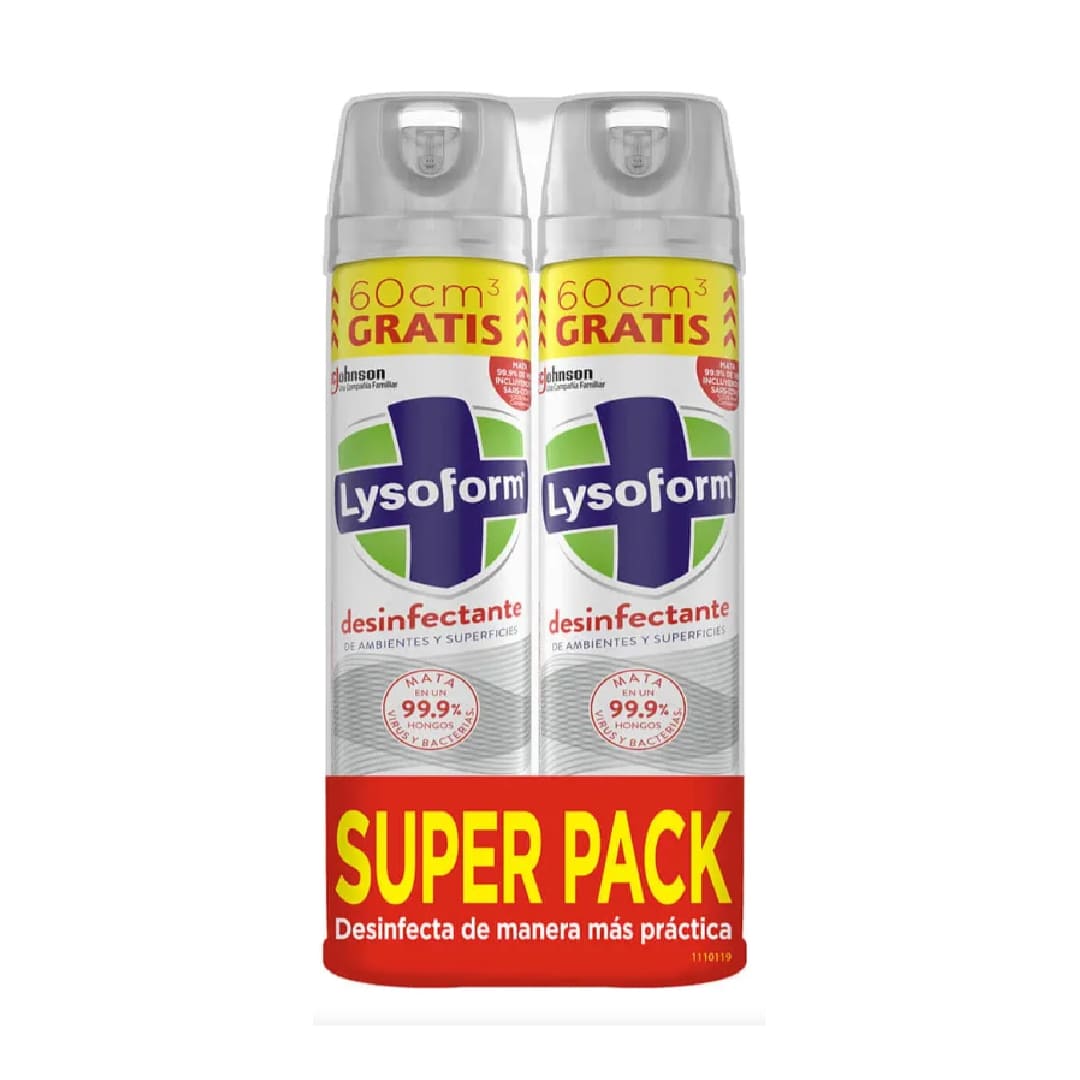 Lysoform aerosol pack x2 x 300g c/u
