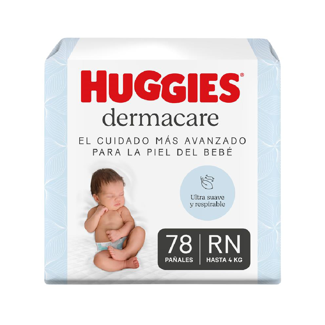 Huggies Dermacare Recien nacido x 78 unidades