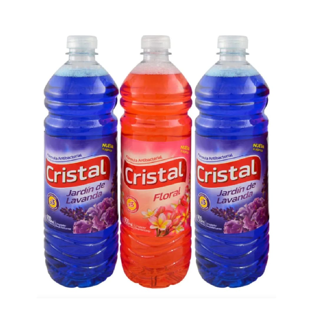 Limpiador Líquido Cristal 3X2 900 ML
