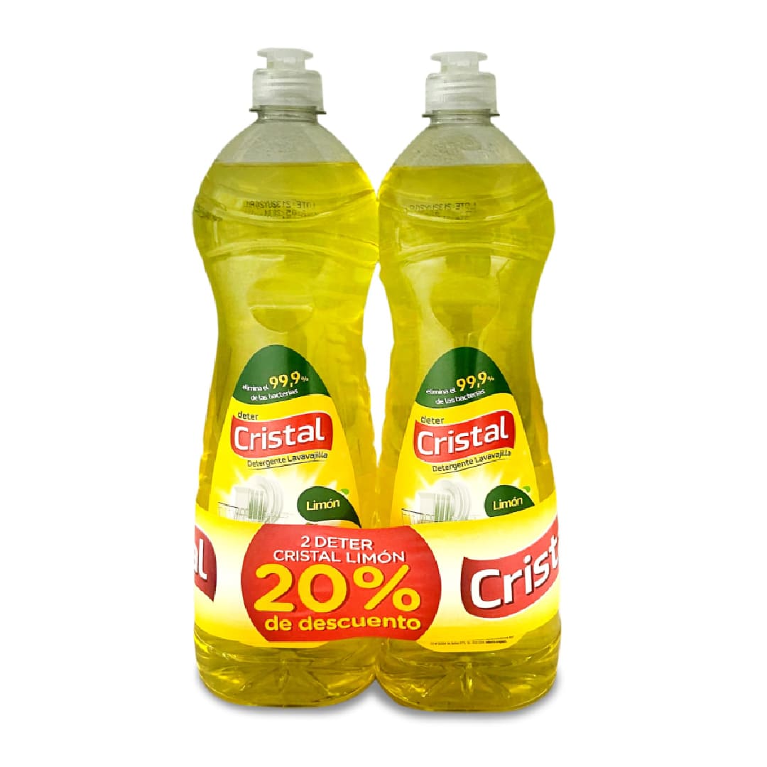 Detergente Cristal pack 1.25ml x2 