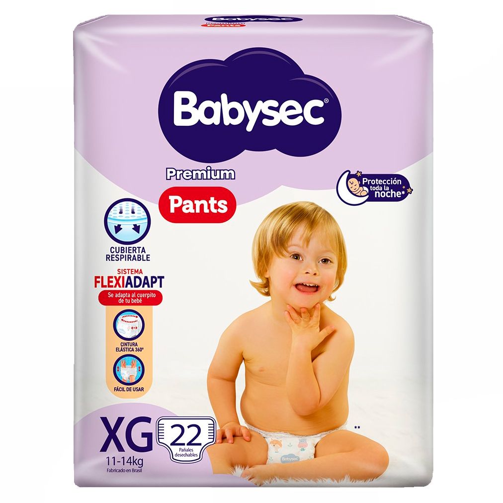 Babysec premium pants XG x 22 unidades