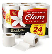 Papel Doble hoja clara x 24 Unidades