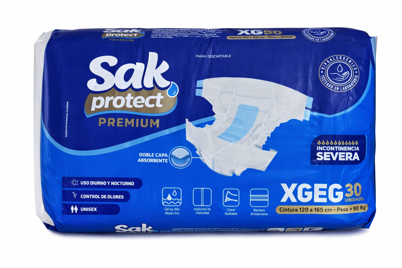 Sak Premium pañales de adultos XG x 30 unidades