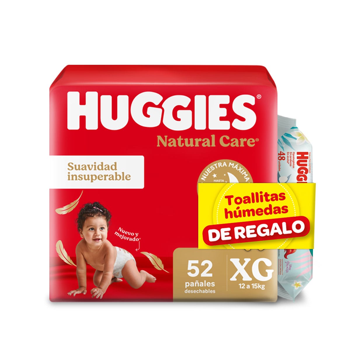 Huggies Natural Care XGx52+48 toallitas humedas
