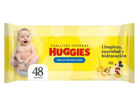 Toallitas Humedas HUGGIES Triple proteccion X48
