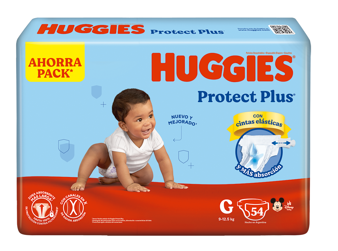 Huggies protect plus G x 54 unidades
