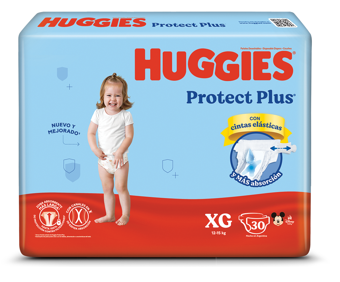 Huggies protect plus XG x 46 unidades