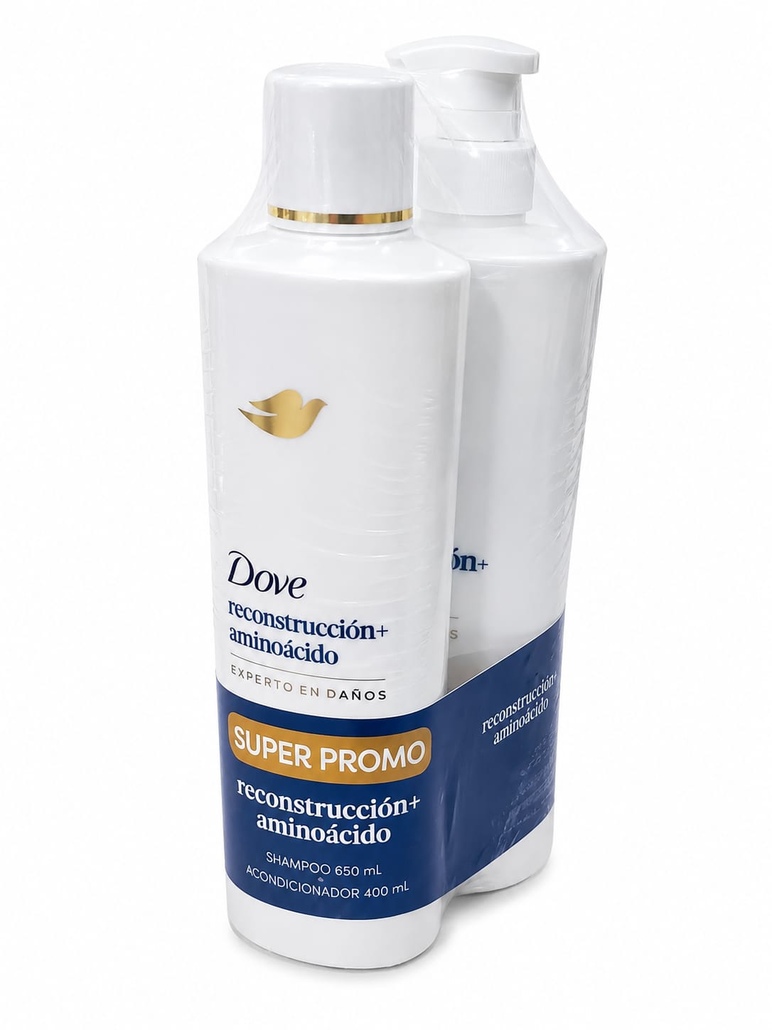 Dove Reconstruccion+Aminoacido 650ml+400ml
