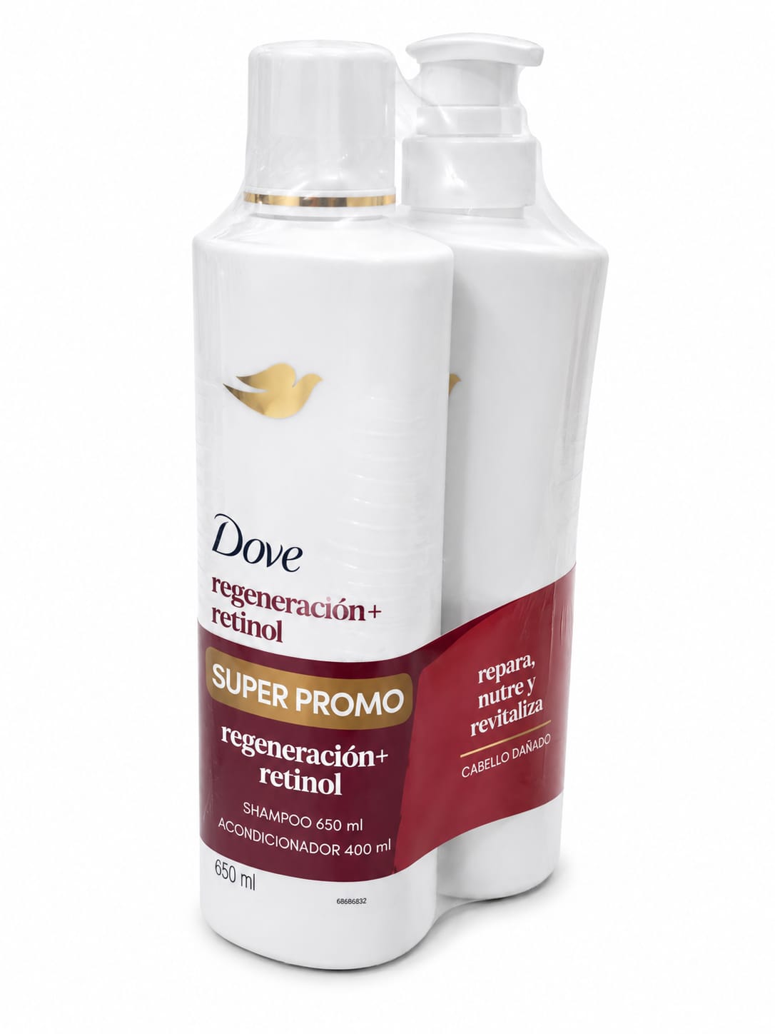 Dove Regeneracion+Retinol 650ml+400ml