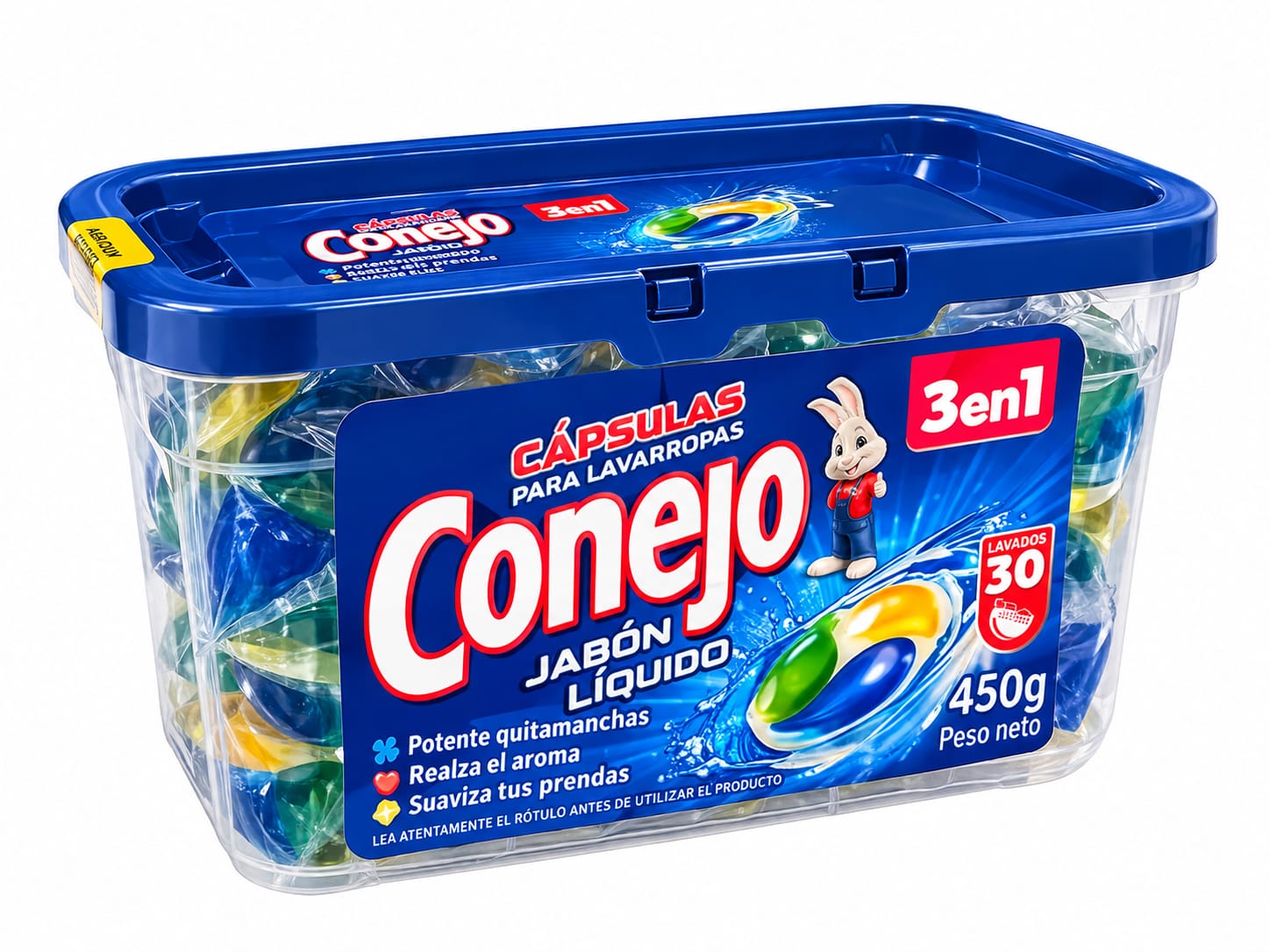Capsulas para Lavarropa CONEJO 
