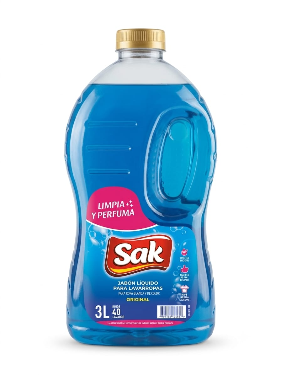 Jabon para Lavarropa Sak 3L