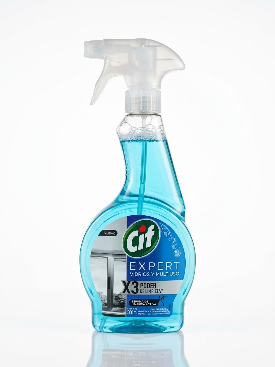 CIF Limpiavidrios y Multiuso Triple poder de limpieza 500ml