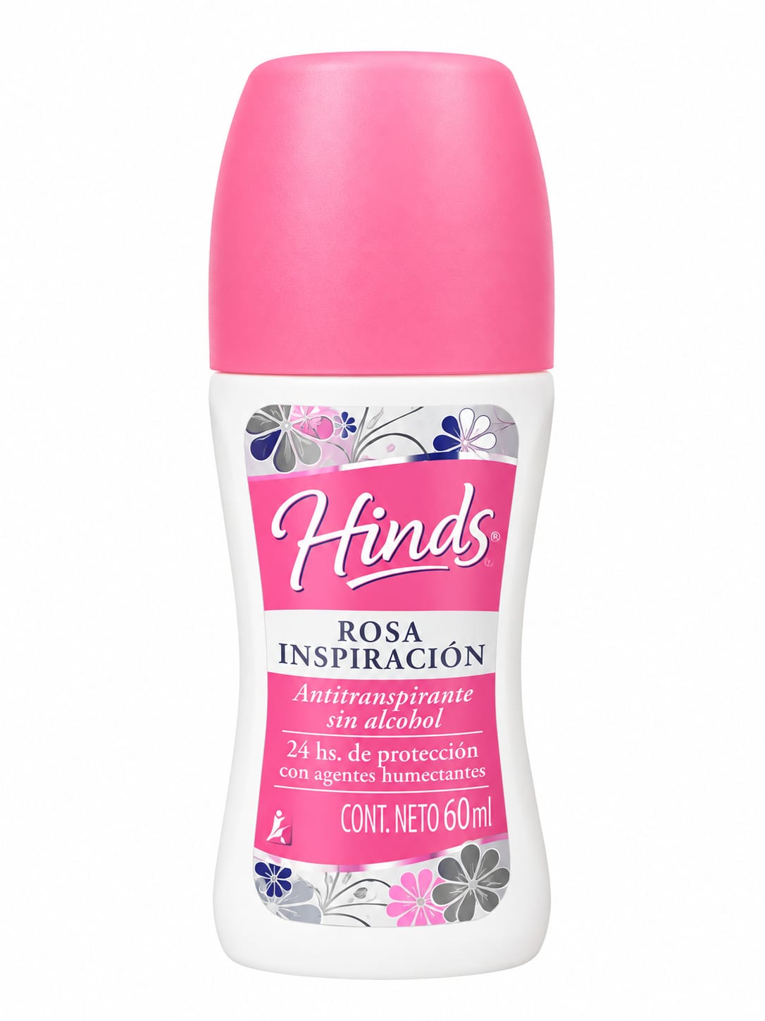 Desodorante Hinds roll on 60g Rosa Inspiracion