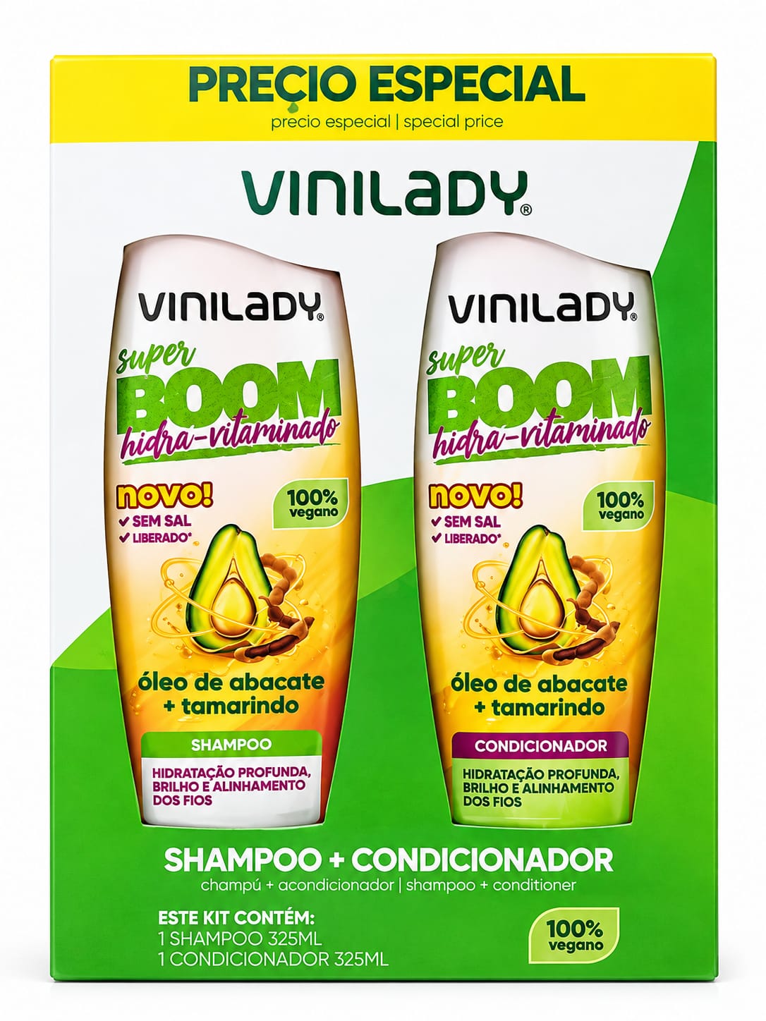 Vinilady HidraVitaminado Kit Shampoo 325ml Y Acond. 325ml